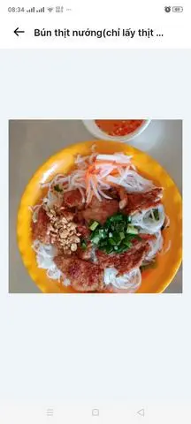Hình ảnh Bún thịt nướng