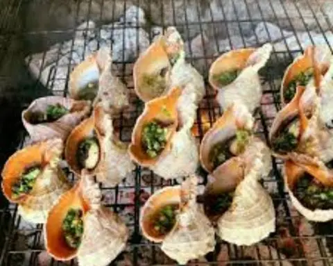 Hình ảnh Ốc miệng rộng nướng tiêu