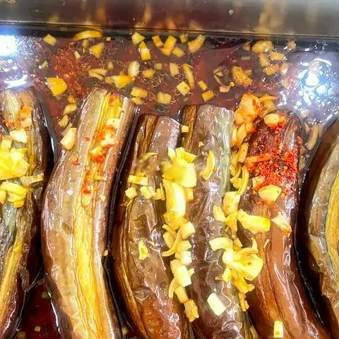 Hình ảnh Cà tím chiên mắm 1 trái