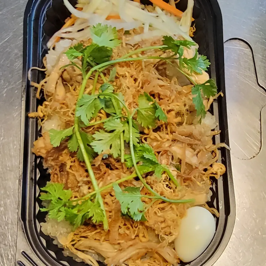 Hình ảnh xôi gà xé