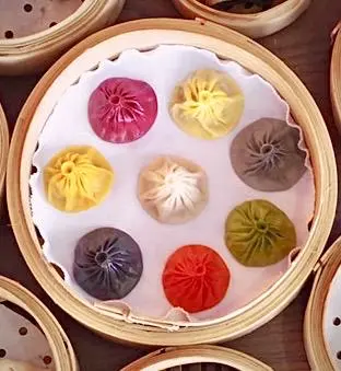 Hình ảnh Dimsum thập cẩm sắc màu