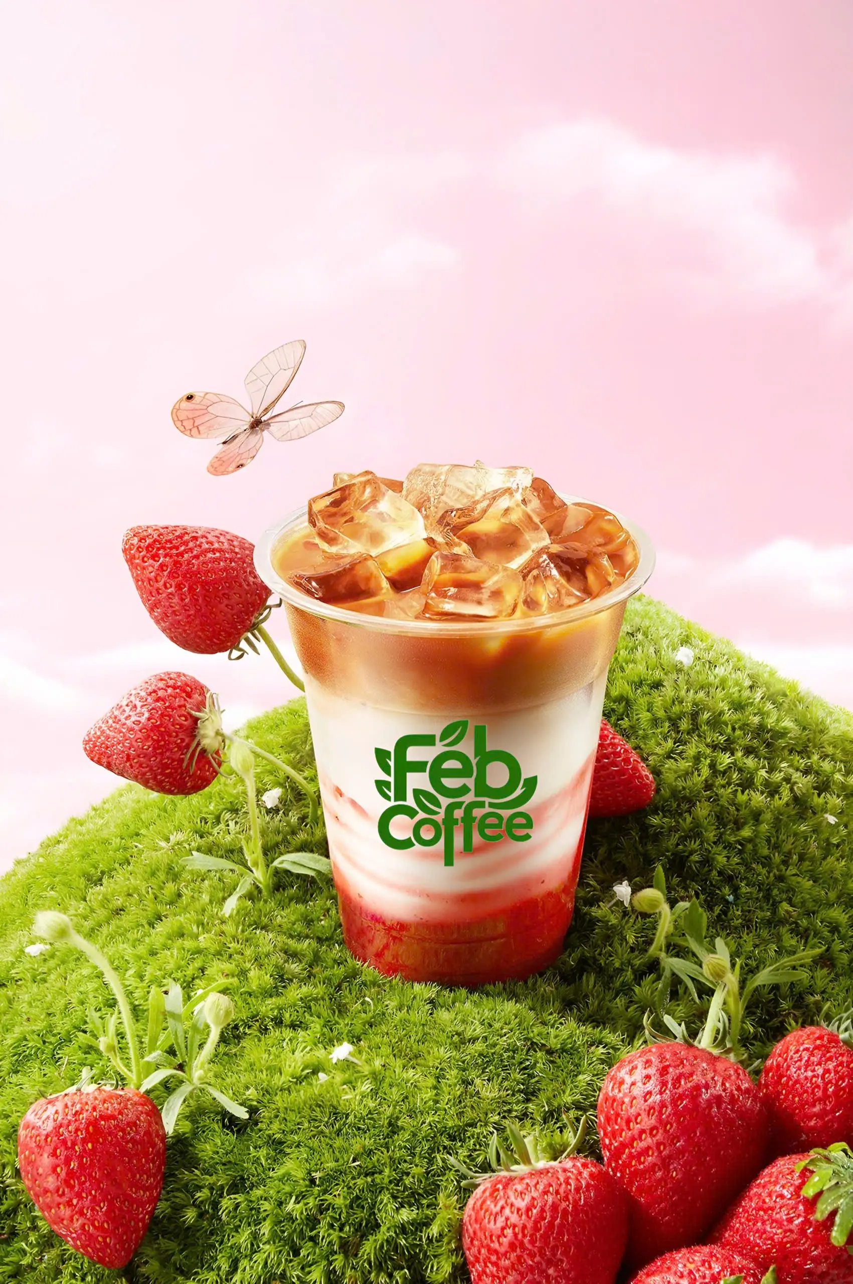 Hình ảnh Strawberry Coffee Latte