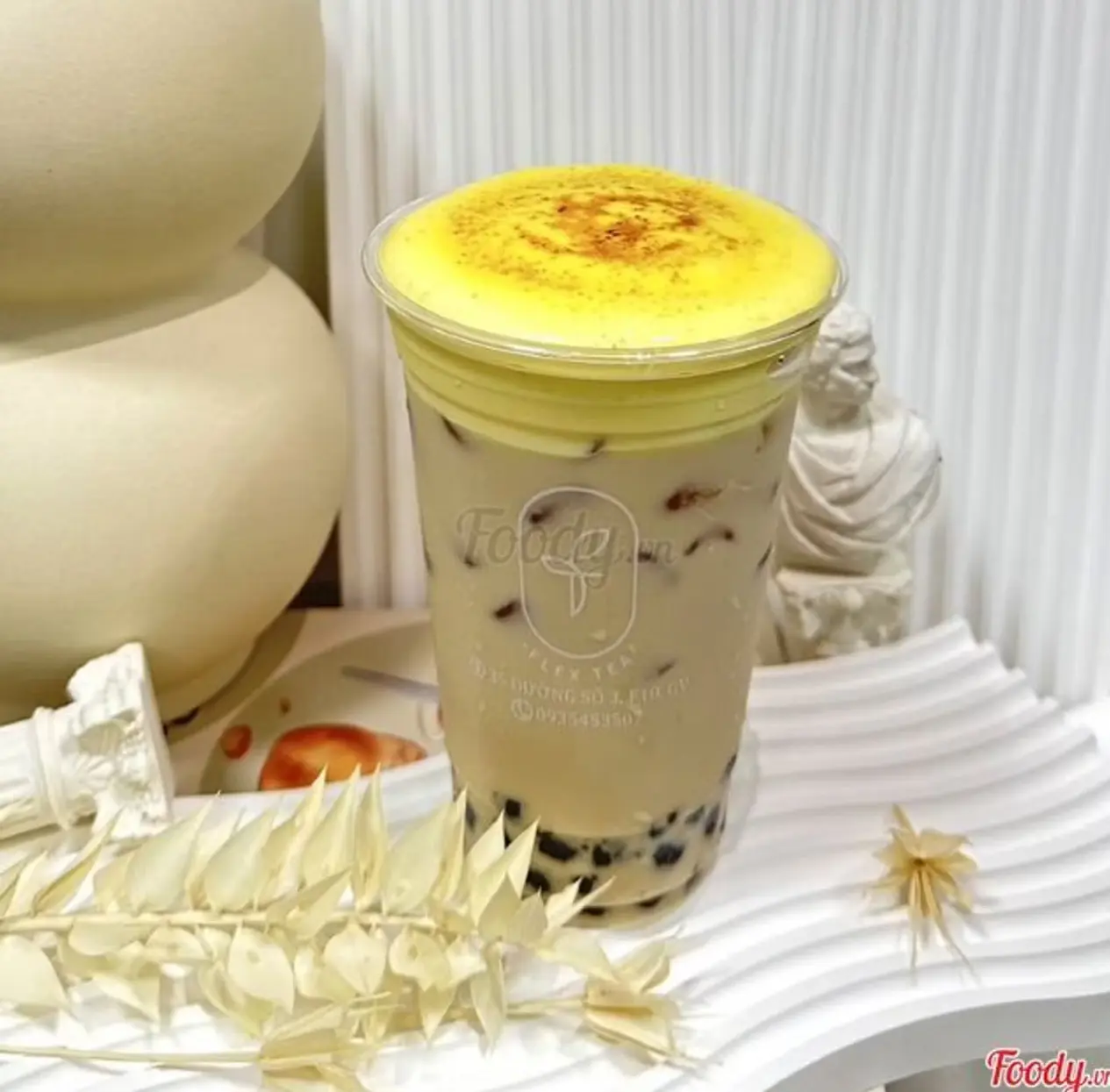 Hình ảnh Trà Sữa Kem Trứng Cháy