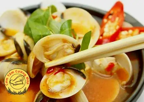 Hình ảnh nghêu hấp Thái