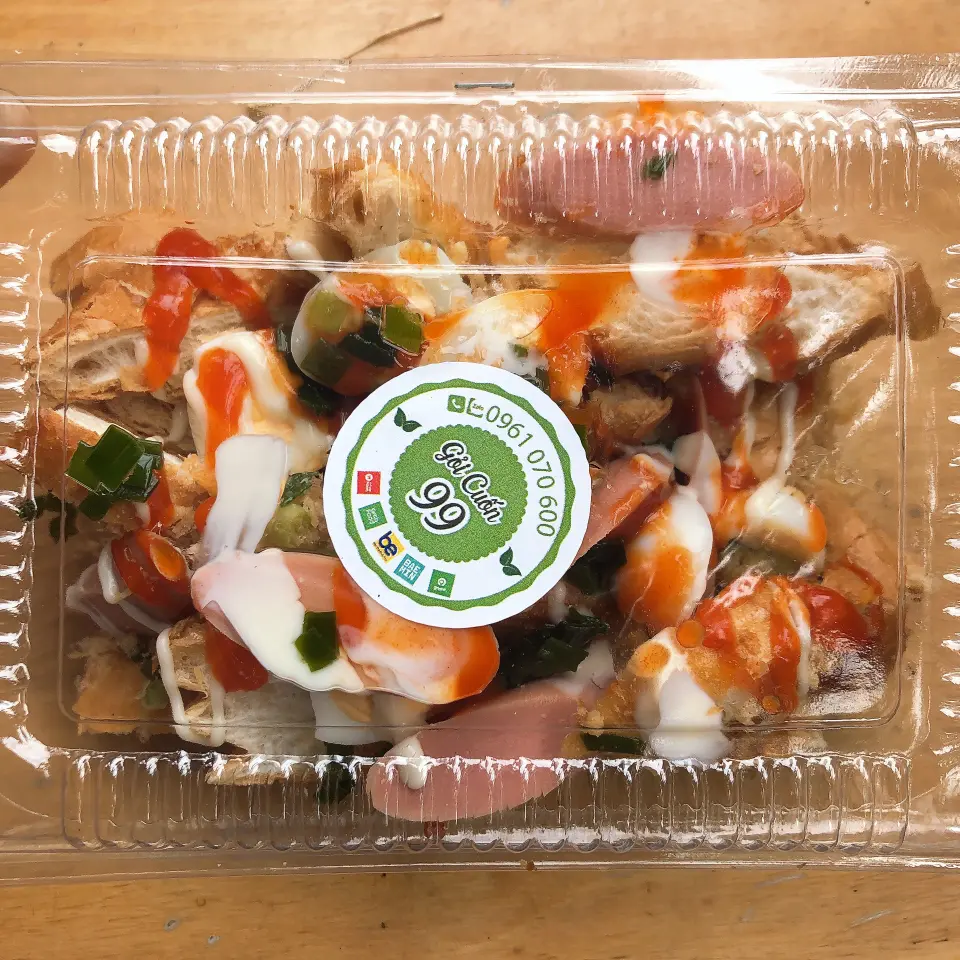 Hình ảnh Bánh mì nướng muối ớt
