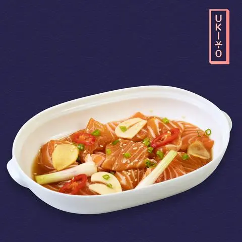Hình ảnh Cá hồi ngâm tương Nhật