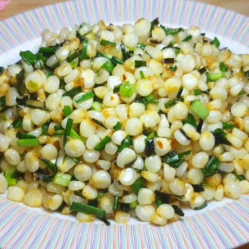Hình ảnh bắp nếp xào