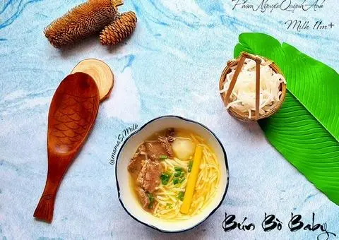 Hình ảnh Bún bò tô em bé