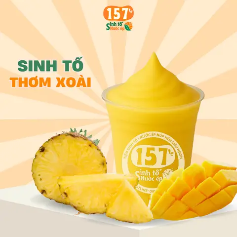 Hình ảnh Sinh tố thơm xoài