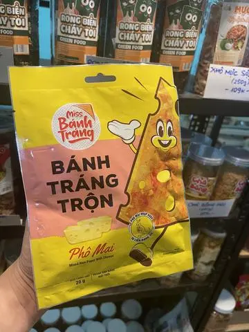 Hình ảnh Bánh Tráng Trộn Phô Mai
