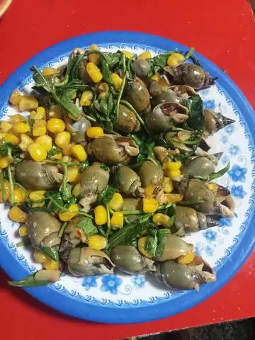 Hình ảnh cà na xào bơ bắp 