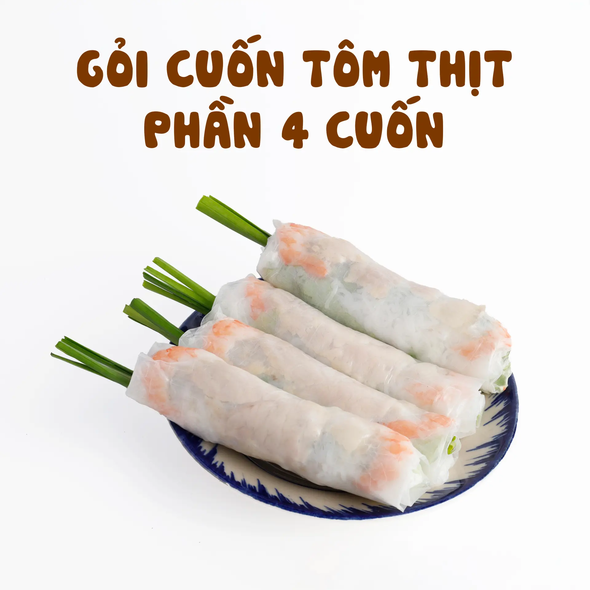 Hình ảnh Gỏi cuốn tôm thịt - 4 cuốn