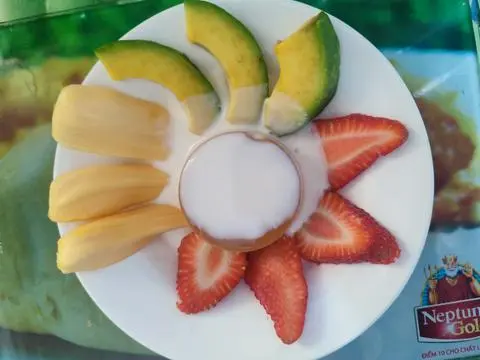 Hình ảnh Bánh Flan Trái Cây 