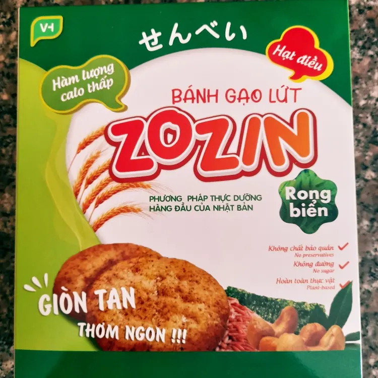 Hình ảnh Bánh gạo lức rong biển