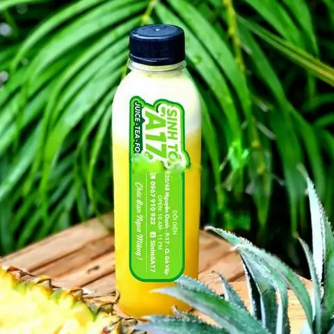 Hình ảnh Nước Ép Thơm Chai_ 330ml