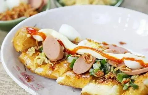 Hình ảnh Bánh mì nướng sa tế 