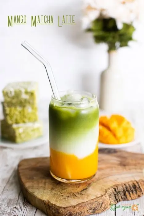 Hình ảnh Matcha Latte Xoài 700ml