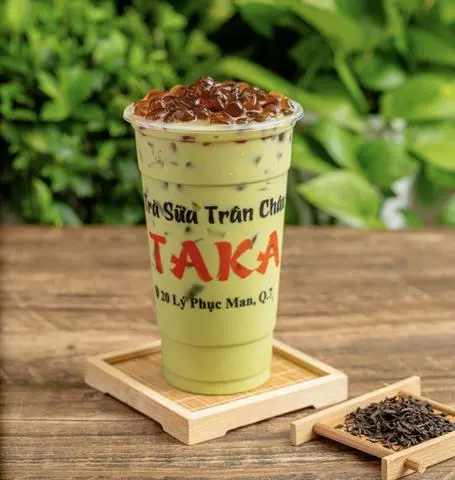 Hình ảnh Trà Sữa Thái Xanh Trân Châu Đen 3Q
