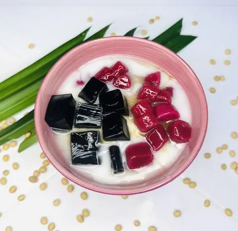 Hình ảnh Tàu hũ khoai lang dẻo sương sáo