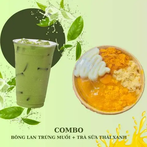 Hình ảnh Trà sữa thái xanh 700ml