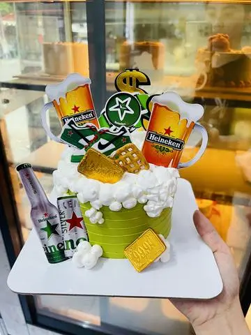 Hình ảnh bánh kem cắm lbia