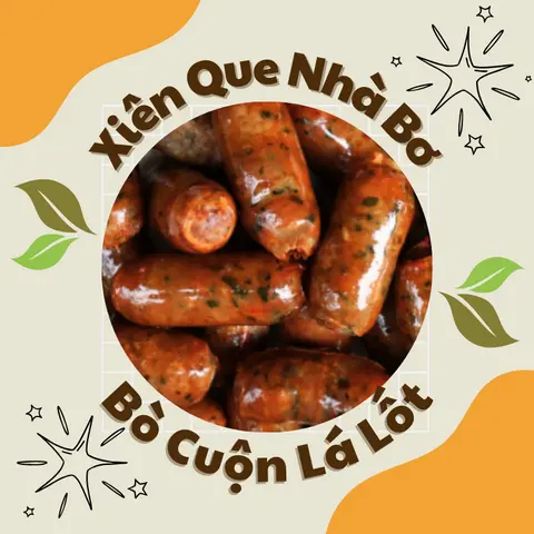Hình ảnh Bò Cuộn Lá Lốt