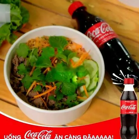 Hình ảnh Bún trộn thịt bò + 01 Coca