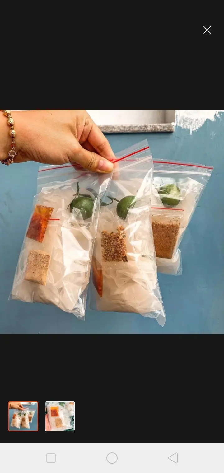 Hình ảnh Combo 3 b.tráng phơi sương( muối nhuyễn, muối đen, muối nhuyễn tỏi+ sate+ tắc)