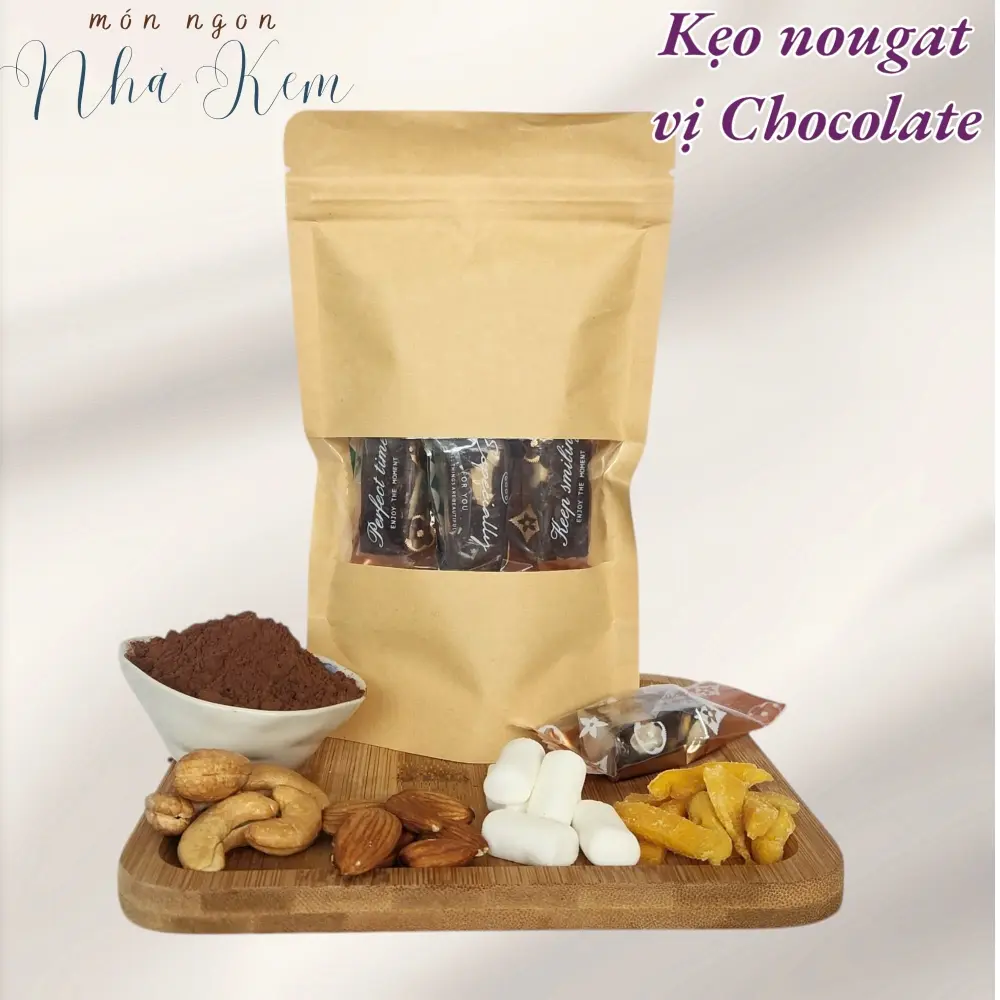 Hình ảnh Kẹo Nougat Vị Chocolate