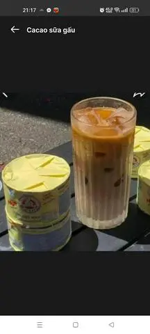 Hình ảnh cacao sữa gấu