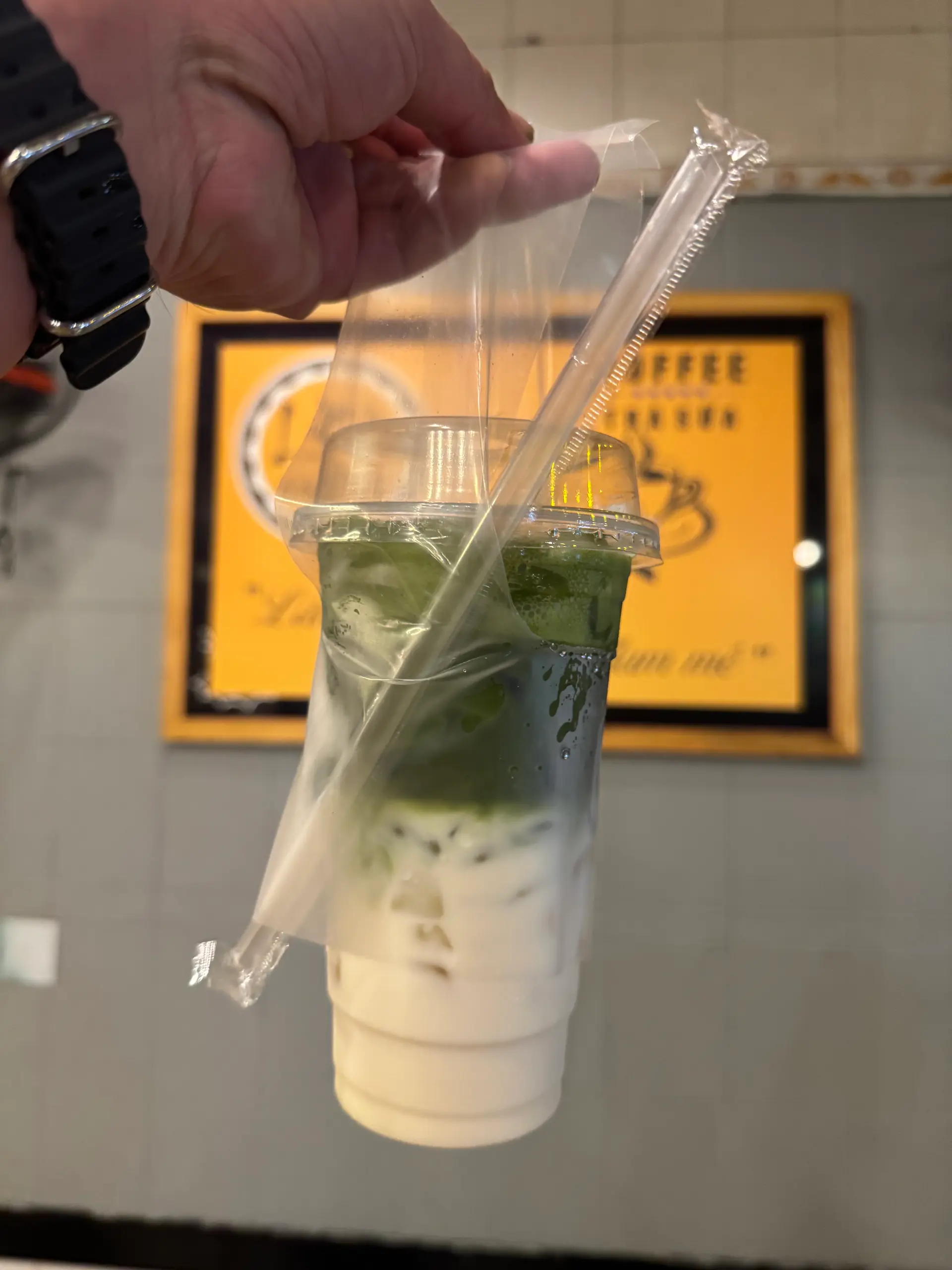Hình ảnh Matcha sữa gấu