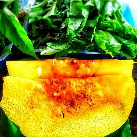 Hình ảnh Bánh Xèo Thập Cẩm Rau Rừng