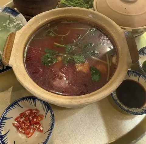 Hình ảnh Canh dền rau củ sườn non