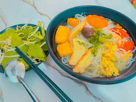 Hình ảnh bún riêu chay