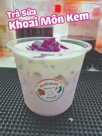 Hình ảnh TRÀ SỮA KHOAI MÔN KEM 700ml