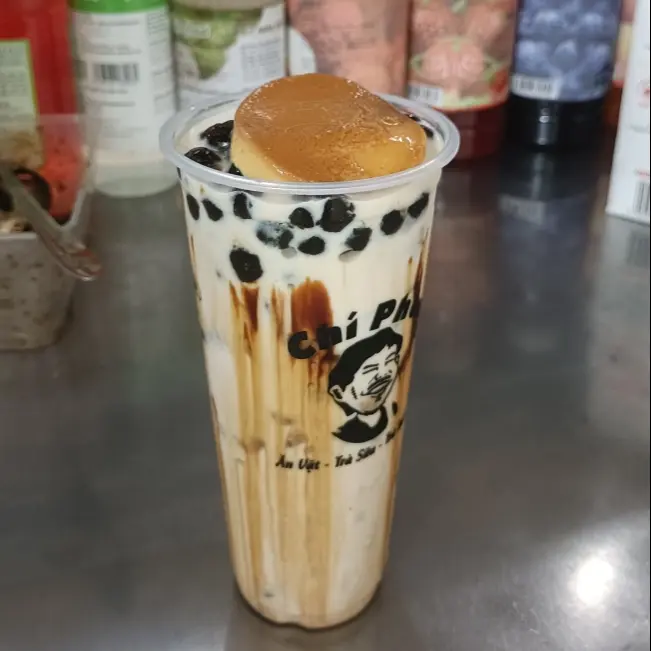 Hình ảnh Sữa tươi trân châu đường đen