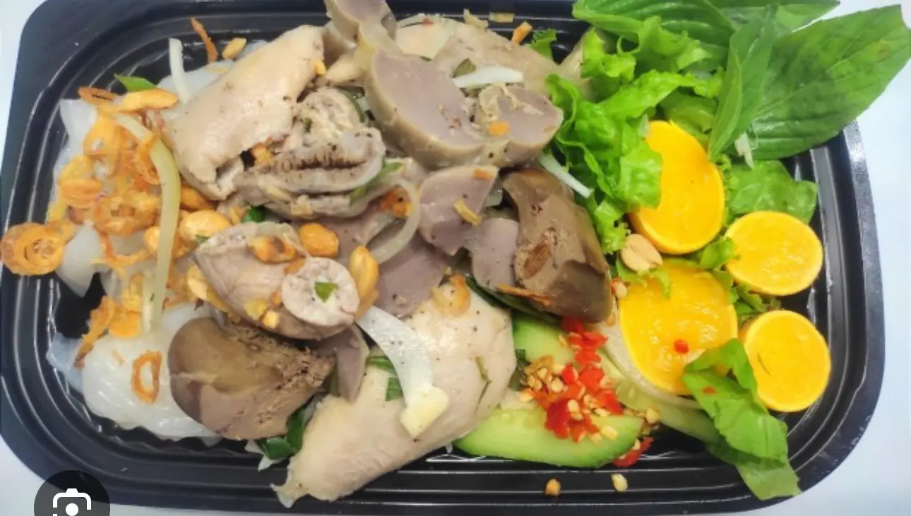 Hình ảnh Combo 3 : 1 gà xé + 2 Lòng gà