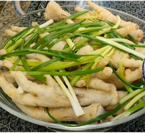 Hình ảnh Chân Gà Hấp Hành Gừng 