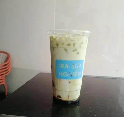Hình ảnh Sữa tươi đường đen vị matcha
