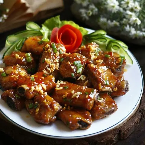 Hình ảnh Cơm sườn chiên mắm