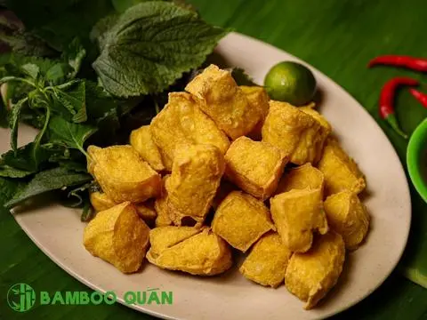 Hình ảnh Đậu hủ chiên giòn chay
