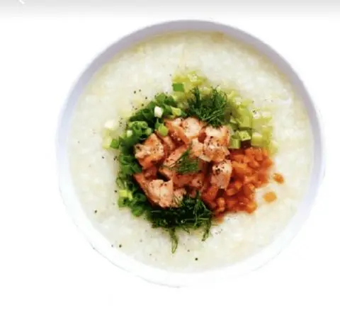 Hình ảnh Cháo cá hồi