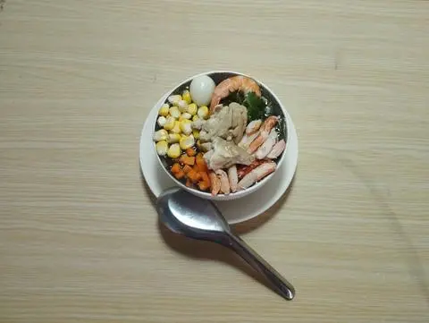 Hình ảnh Súp Ghẹ Tóc Tiên - Óc Heo