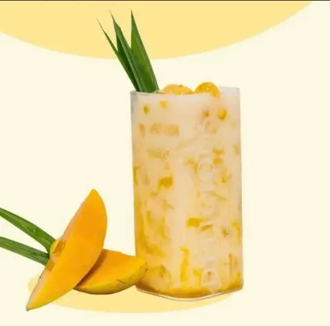 Hình ảnh Yogurt Xoài Dứa & Mochi Trái cây
