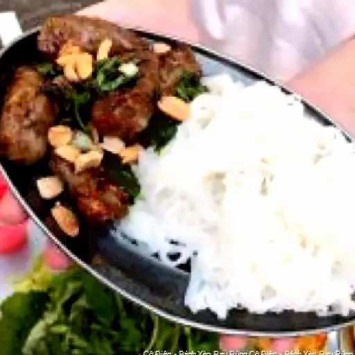 Hình ảnh Bò nướng mỡ chài
