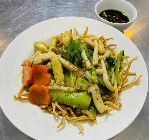 Hình ảnh Mì Xào Giòn Chay
