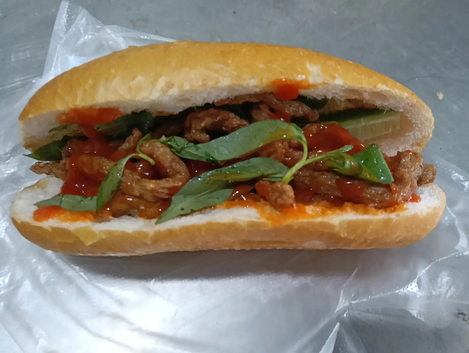 Hình ảnh bánh mì chả cá(1 ổ) 