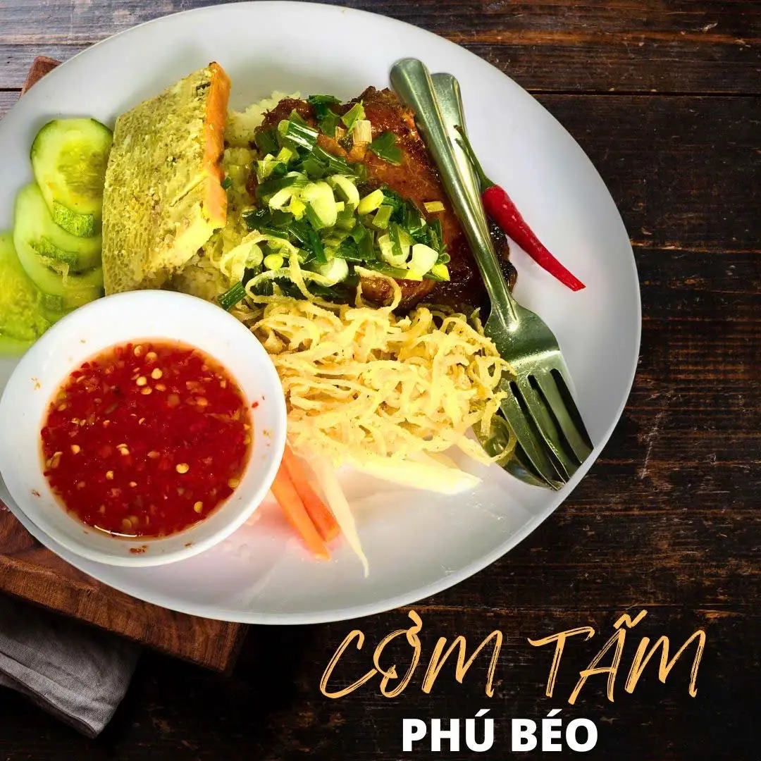 Hình ảnh Cơm tấm chả hấp - bì