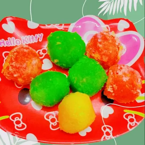 Hình ảnh Phô Mai Viên Cầu Vồng (Cheese Ball) (5 Viên), Chiên Xù Kèm (Tương Ớt, Cà)