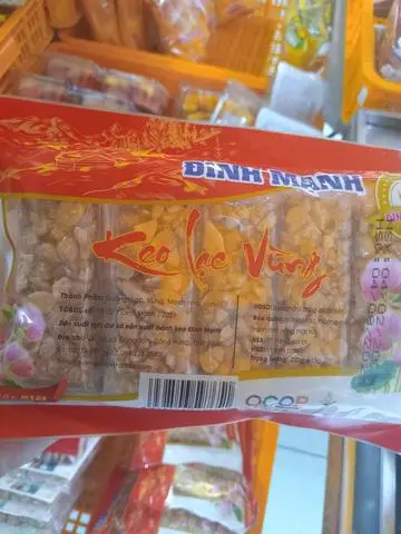 Hình ảnh kẹo lạc vừng bịch